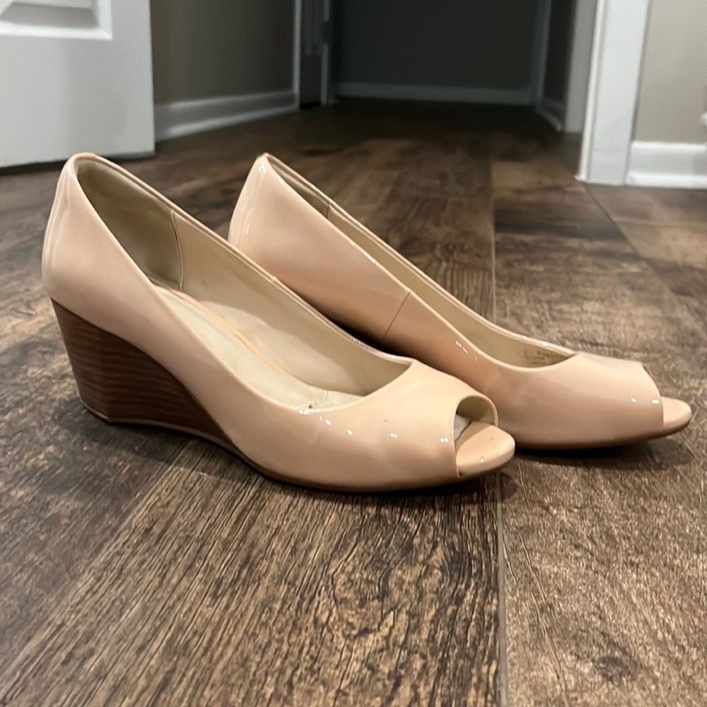 Cole Haan Sadie Peep-Toe Wedge